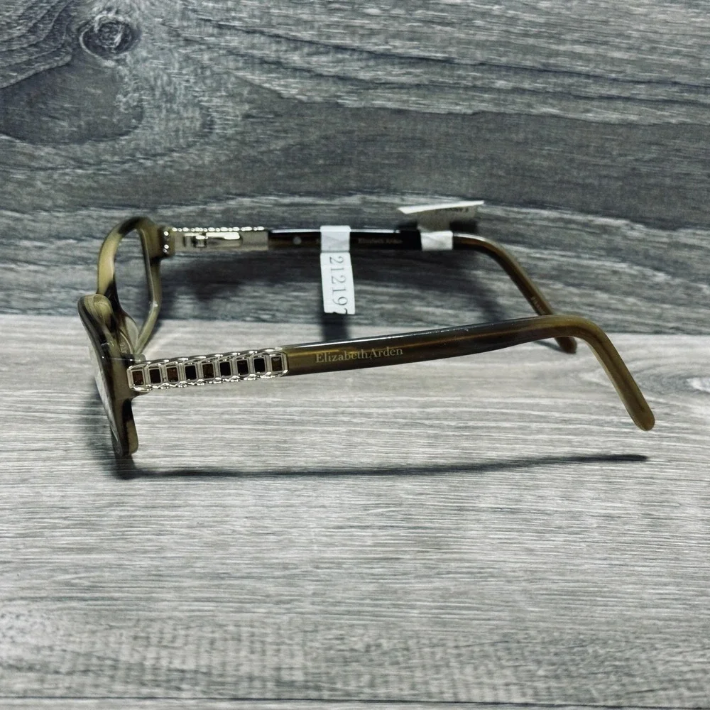 Elizabeth Arden EA 1144-1 Eyeglass Frames Womens 52-16-135 Brown Square Optical